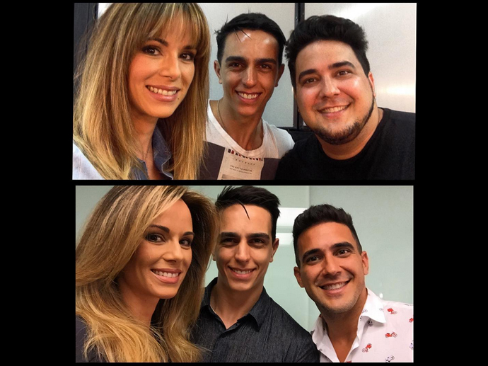 André Marques posta foto de antes e depois de perder 70 quilos