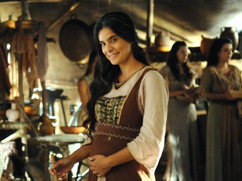 Abigail (Bianca Fernandes) em cenas da segunda temporada de Os Dez Mandamentos, telenovela da Record Abigail (Bianca Fernandes) em cenas da segunda temporada de Os Dez Mandamentos, telenovela da Record