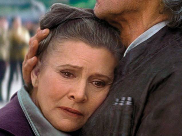 Carrie Fisher como Leia em 'Star Wars - O Despertar da Força' Carrie Fisher como Leia em 'Star Wars - O Despertar da Força'