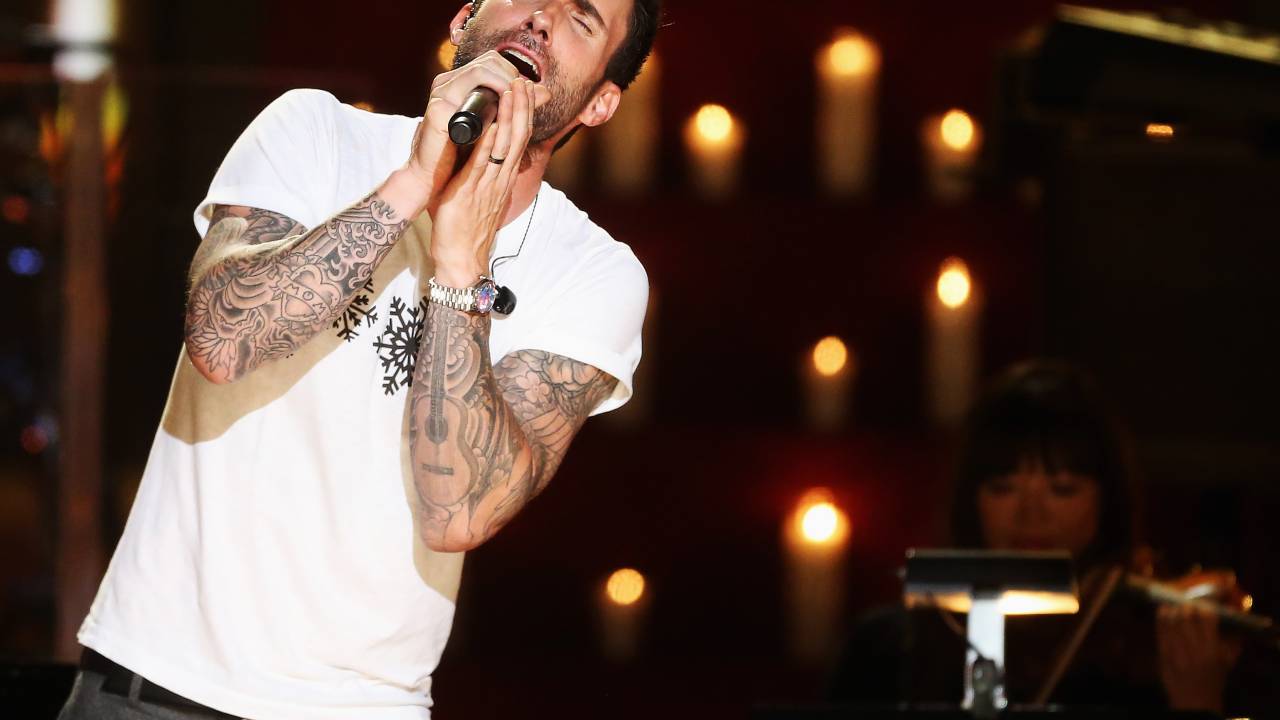 Adam Levine, vocalista da banda Maroon 5