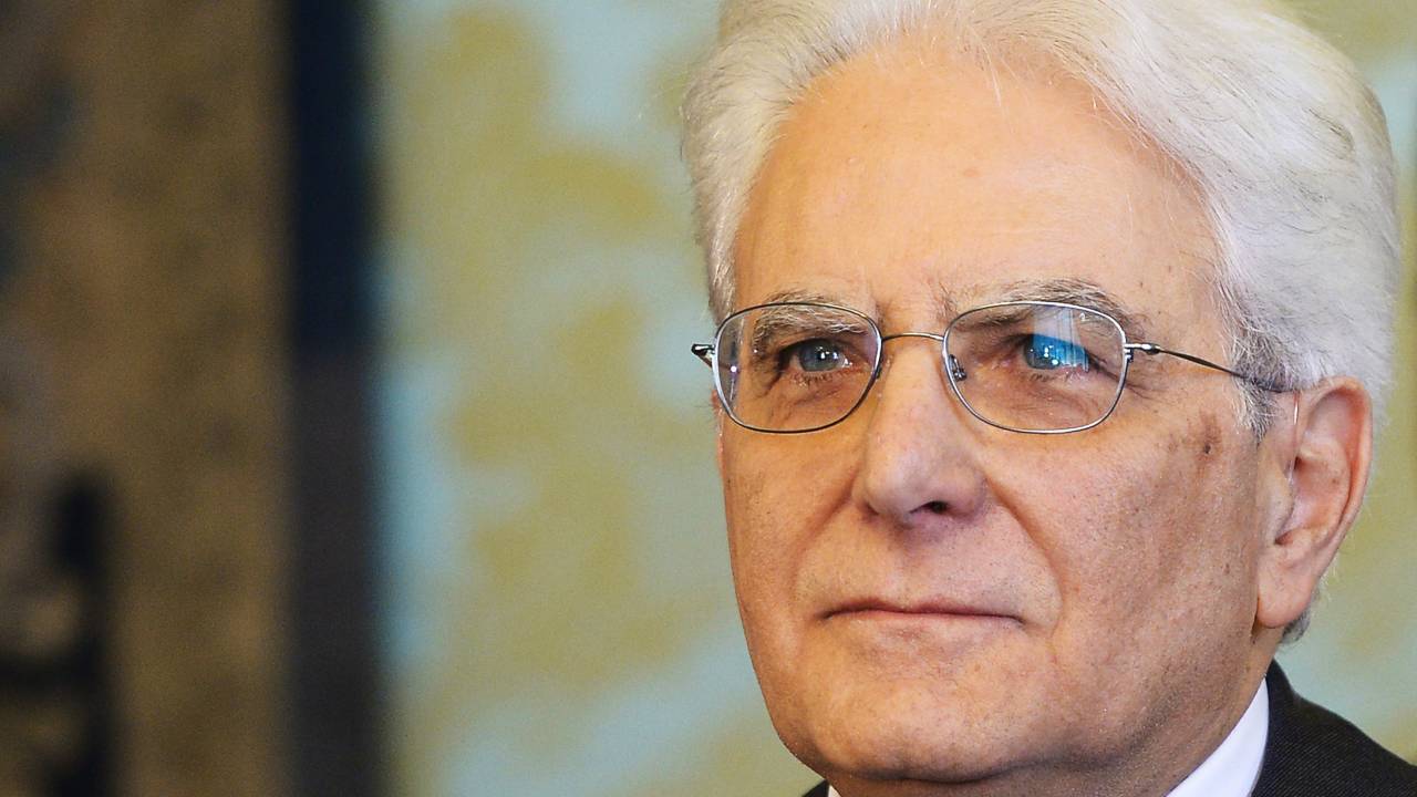 O recém-eleito presidente da Itália, Sergio Mattarella na chegada ao Conselho Constitucional em Roma - 31/01/2015