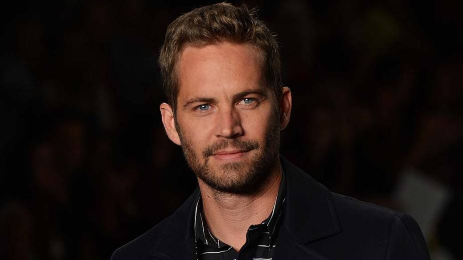 O ator Paul Walker no desfile da Colcci durante a SPFW, em março de 2013