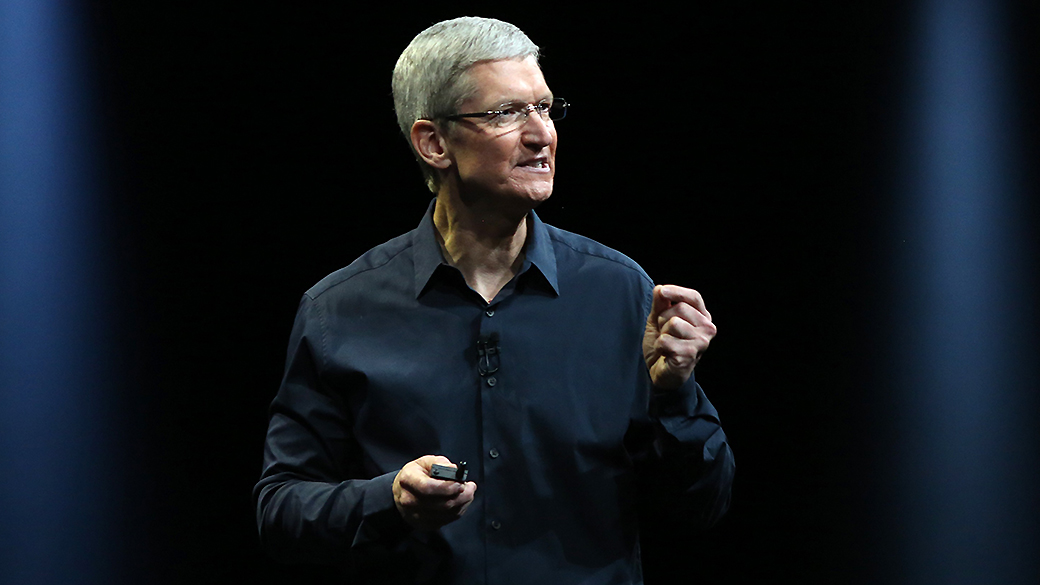 Tim Cook, CEO da Apple na abertura da WWDC 2014, em São Francisco