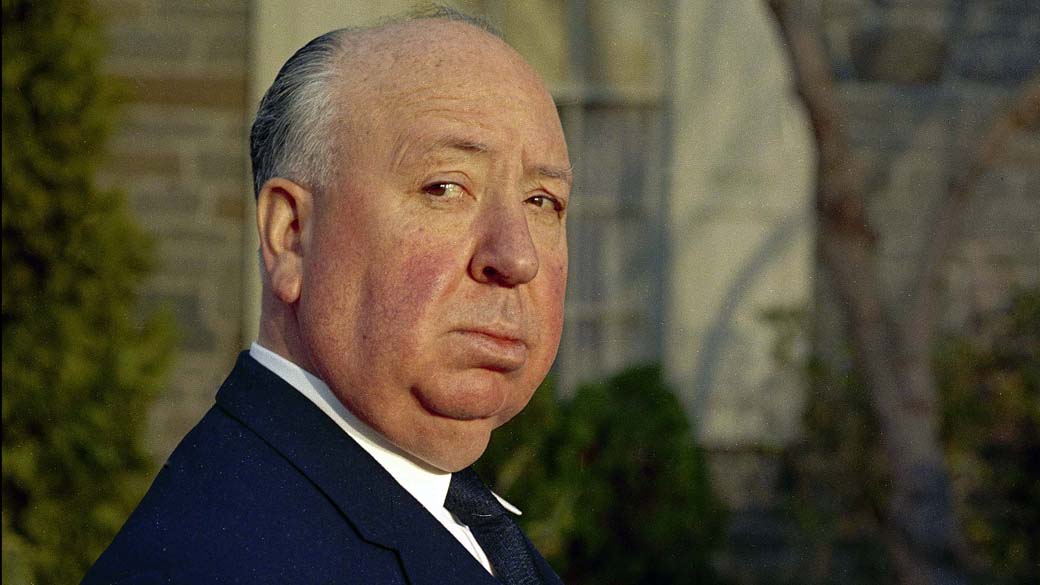 O cineasta Alfred Hitchcock