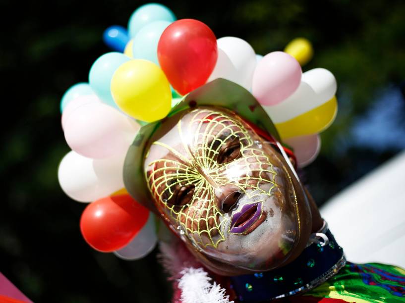 20ª Parada do Orgulho LGBT, realizada na Avenida Paulista, em São Paulo (SP). O evento foi incluído recentemente no calendário oficial da cidade - 29/05/2016