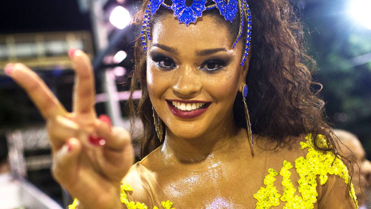 Juliana Alves, rainha de bateria da Marquês de Sapucaí