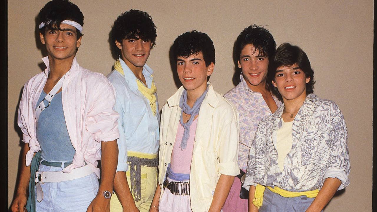 Grupo musical Menudos em 1985