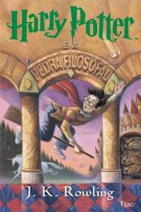 Capa da edição brasileira de ‘Harry Potter e a Pedra Filosofal’