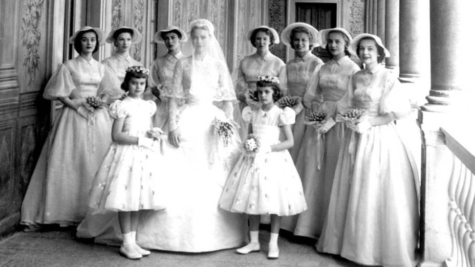 Casamento de Grace Kelly com o príncipe Rainier, Mônaco, 1956