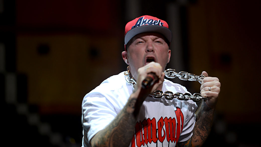 Show da banda Limp Biizkit no primeiro dia do Monsters of Rock