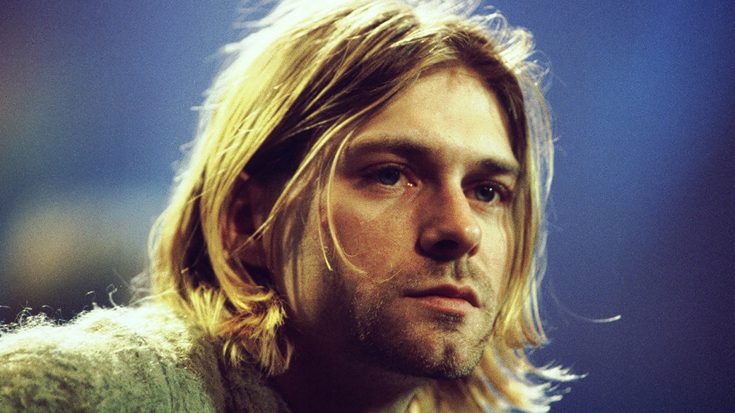 Kurt Cobain, vocalista do Nirvana, morto aos 27 anos, em 1994