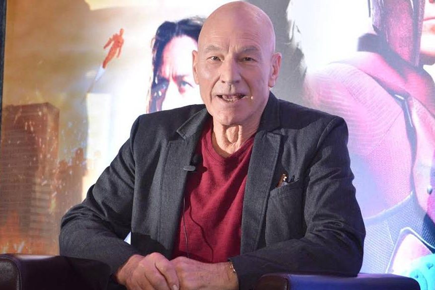 Os atores James McAvoy e Patrick Stewart divulgam o novo 'X-Men', em São Paulo