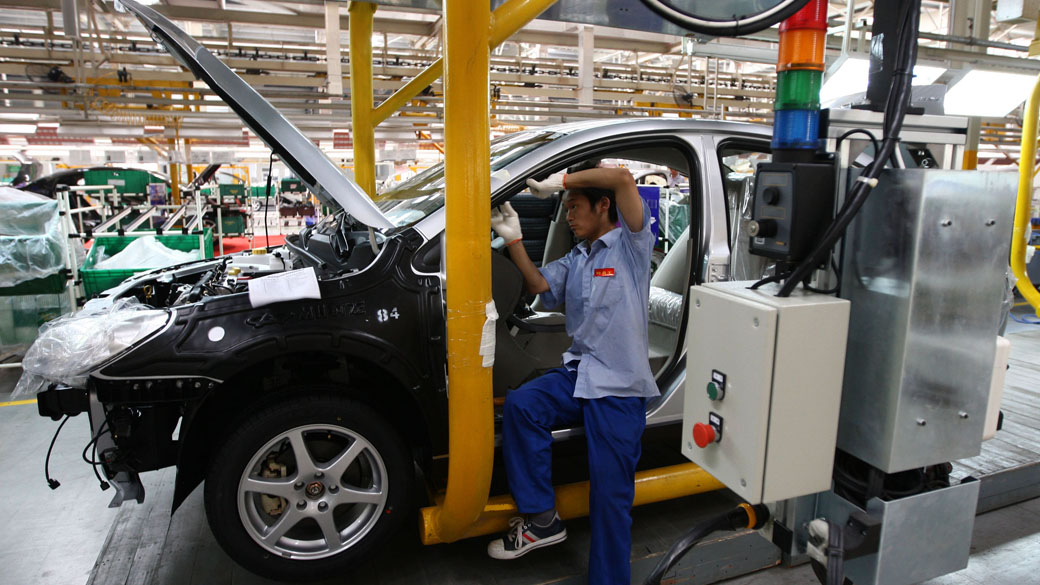 Fábrica da Chery em Wuhu, China
