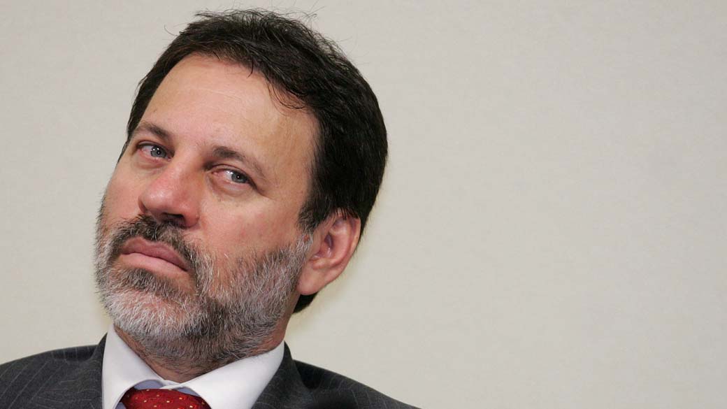 Delúbio Soares, depondo na CPMI do Mensalão, no Congresso Nacional