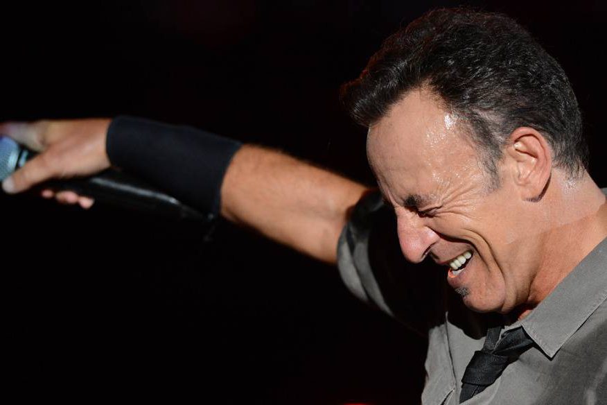 Bruce Springsteen durante show no Rock in Rio 2013