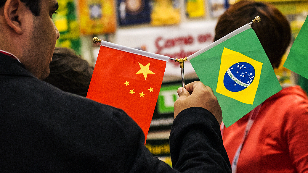 Economia, comércio Brasil e China