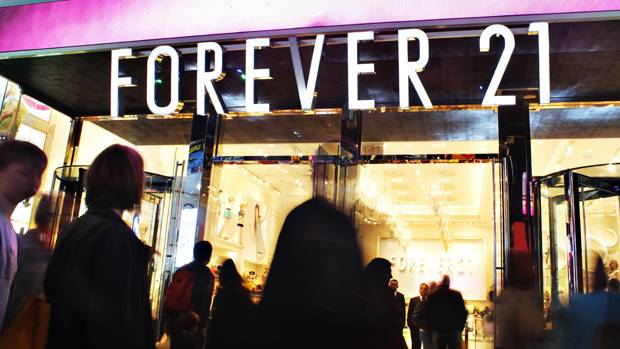 Forever 21 entra com segundo pedido de falência em seis anos