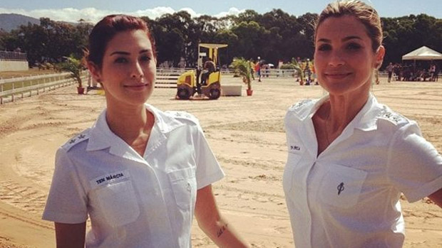 Fernanda Paes Leme e Flávia Alessandra, as veterinárias de Salve Jorge