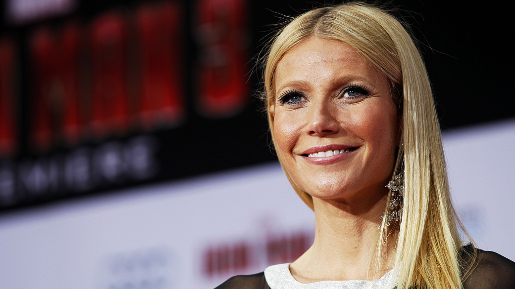 Gwyneth Paltrow, eleita a mulher mais bonita do mundo pela revista 'People', durante pré-estréia de 'Homem de Ferro 3, em Hollywood, Estados Unidos