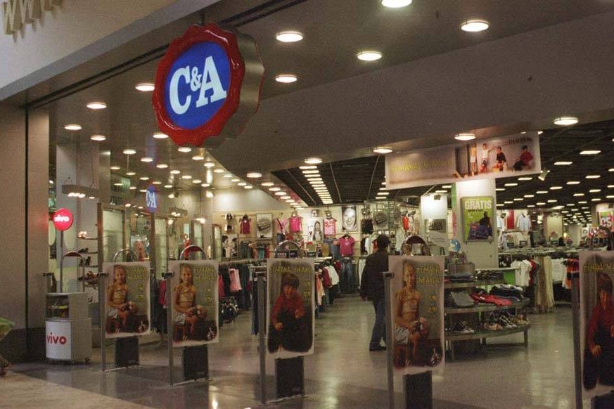 Fachada da loja C&A