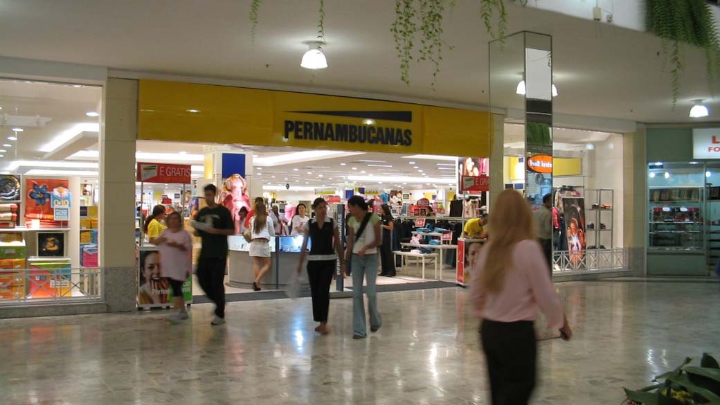 Fachada das Lojas Pernambucanas