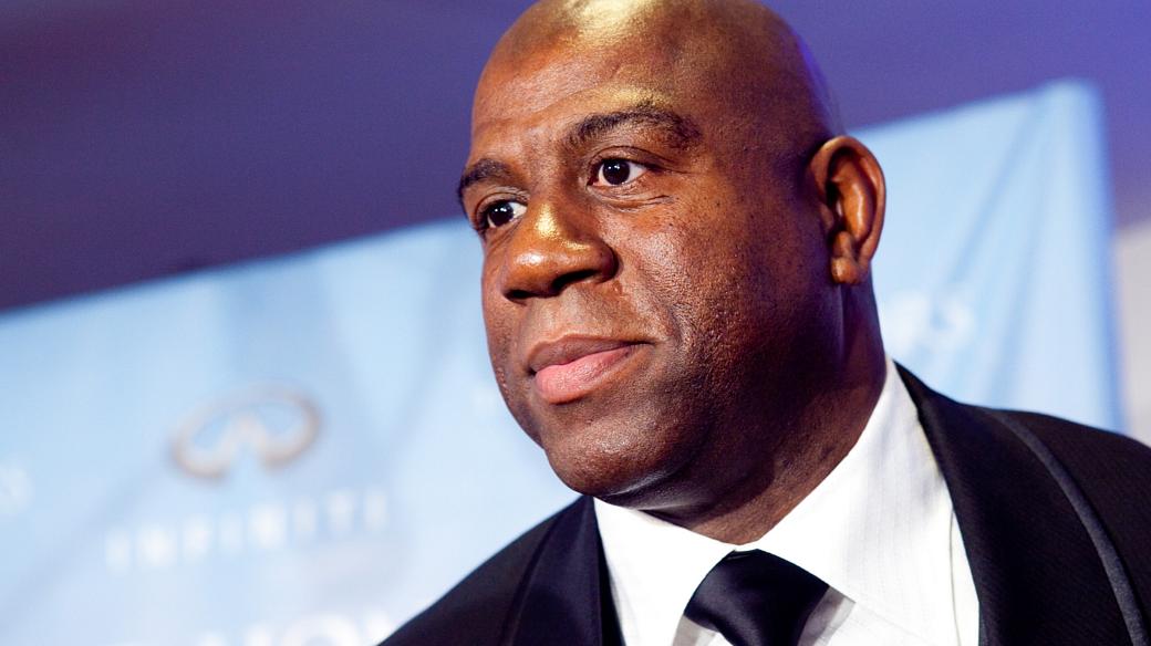 Magic Johnson, ex-craque da NBA, agora sócio de time de beisebol nos EUA