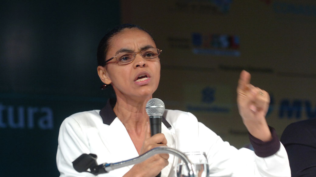 Em maio deste anos, quando ainda era pré-candidata do Partido Verde à Presidência, Marina participou de um evento no Rio Grande do Sul