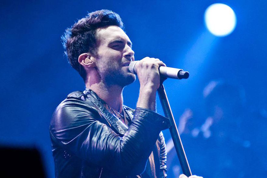 Adam Levine, do Maroon 5, durante o show no palco Mundo, no sexto dia do Rock in Rio, em 01/10/2011
