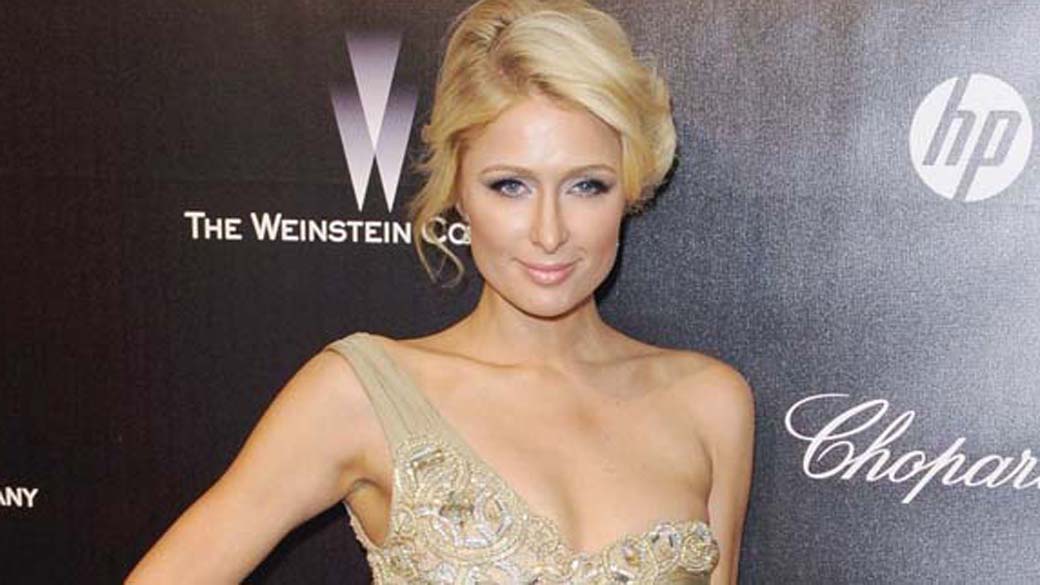 Paris Hilton no Globo de Ouro 2012, nos Estados Unidos