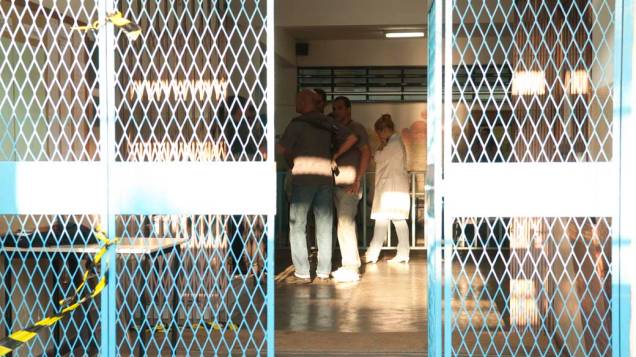 Peritos chegam na Escola Municipal Tasso da Silveira, no bairro Realengo, Rio de Janeiro Peritos chegam na Escola Municipal Tasso da Silveira, no bairro Realengo, Rio de Janeiro
