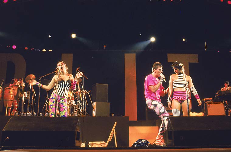 Evandro Mesquita se apresentou com seu grupo, Blitz.