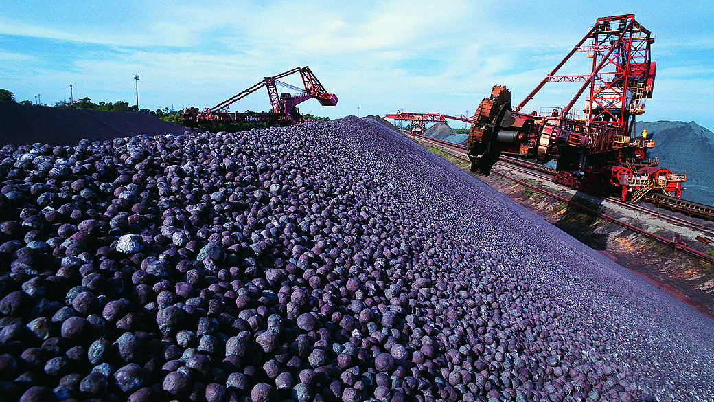 Terminal Marítimo de Tubarão (ES), Mineração no Pátio de Estocagem