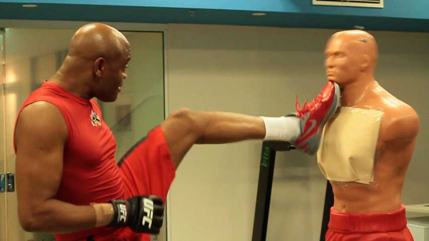 O chute de Anderson Silva