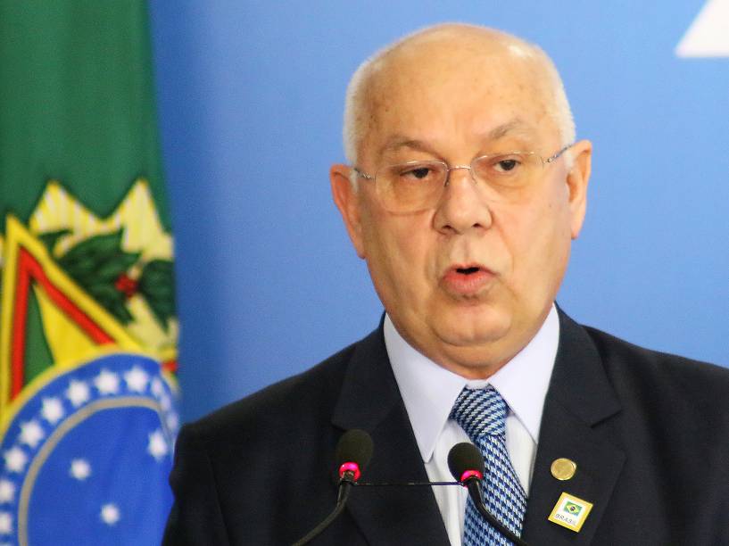 O ministro do Supremo Tribunal Federal Teori Zavascki participa da cerimônia de sanção da lei que disciplina o processo e julgamento do mandado de injunção individual e coletivo, no Palácio do Planalto, em Brasília