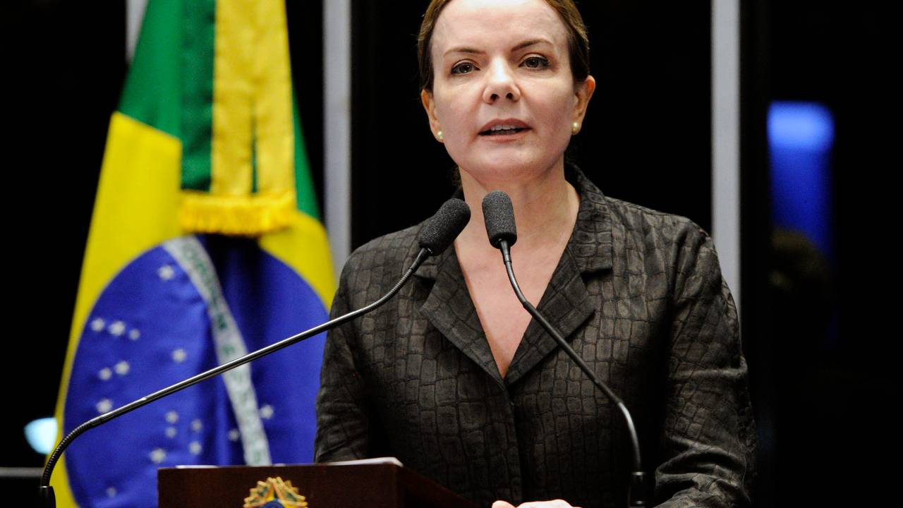 A senadora Gleisi Hoffmann (PT-PR)