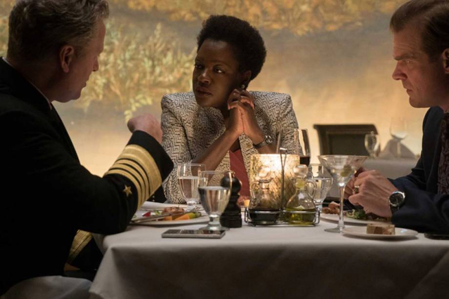 A atriz  Viola Davis em cena do filme 'Esquadrão Suicida'