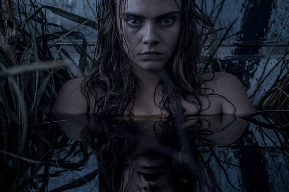 A atriz Cara Delevingne em cena do filme 'Esquadrão Suicida'Cena do filme 'Esquadrão Suicida'