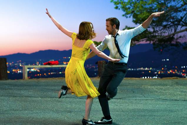 Emma Stone e Ryan Gosling em 'La La Land' Emma Stone e Ryan Gosling em 'La La Land'