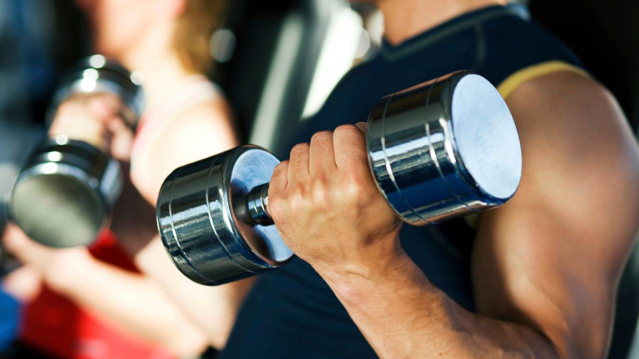 Treino de musculação