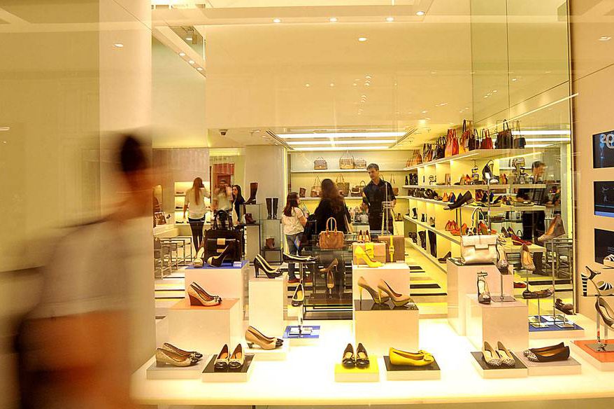 Loja de calçados do shopping JK Iguatemi