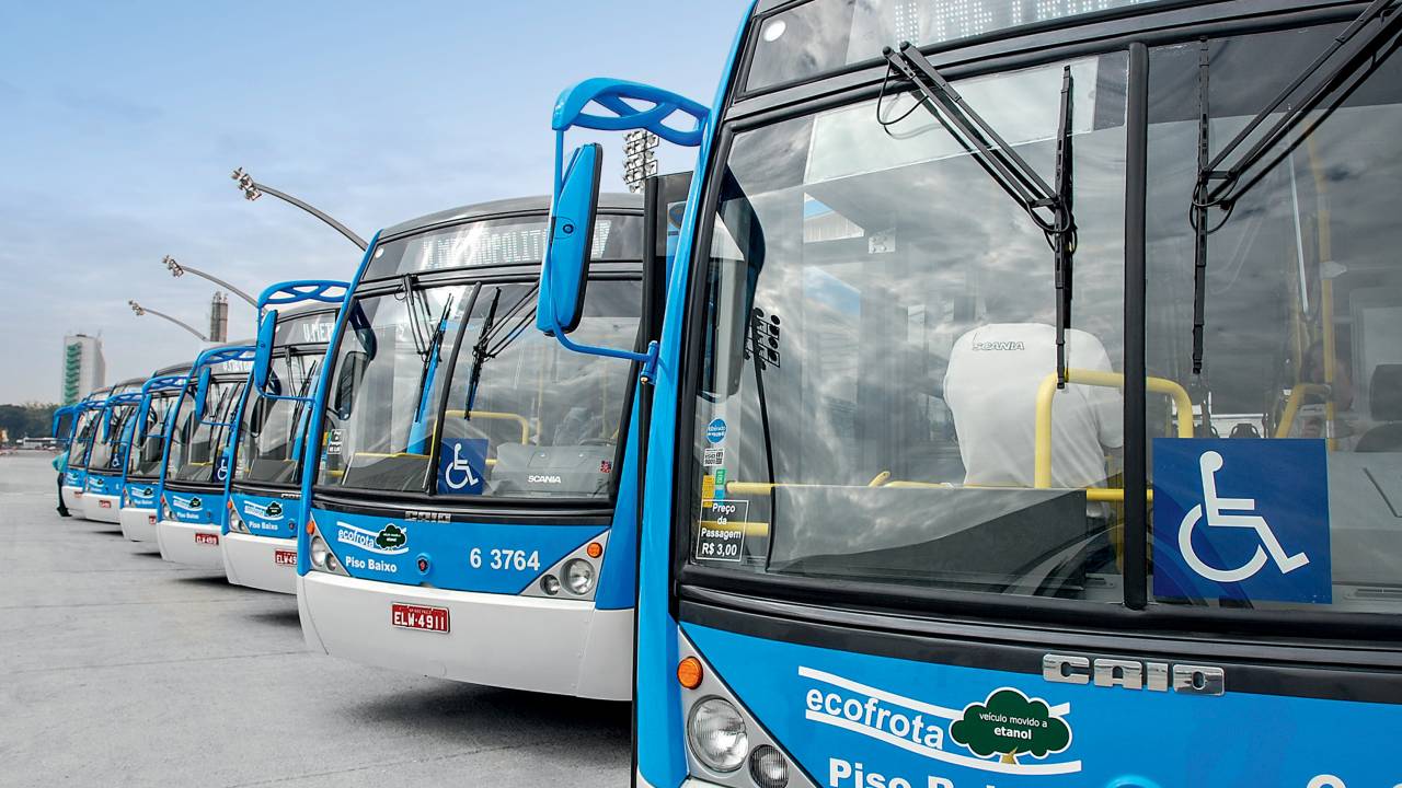 Ecofrota de ônibus da cidade de São Paulo