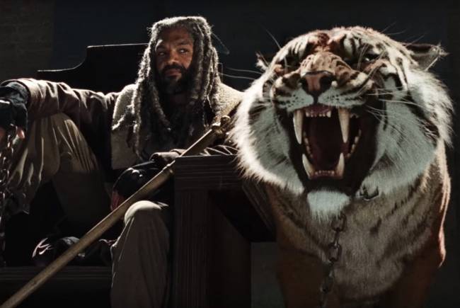 Ezekiel surge pela primeira vez em trailer de 'The Walking Dead'