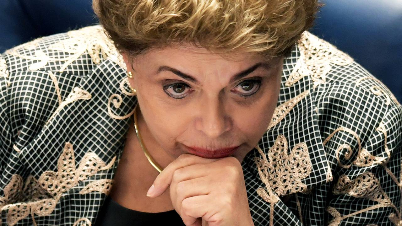 A presidente afastada, Dilma Rousseff