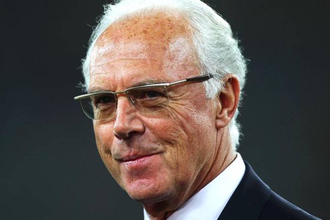 Franz Beckenbauer, em foto de 2010 Franz Beckenbauer, em foto de 2010