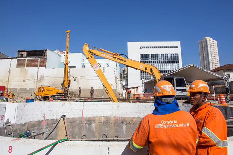 Obras da Linha 6-Laranja do Metrô de São Paulo