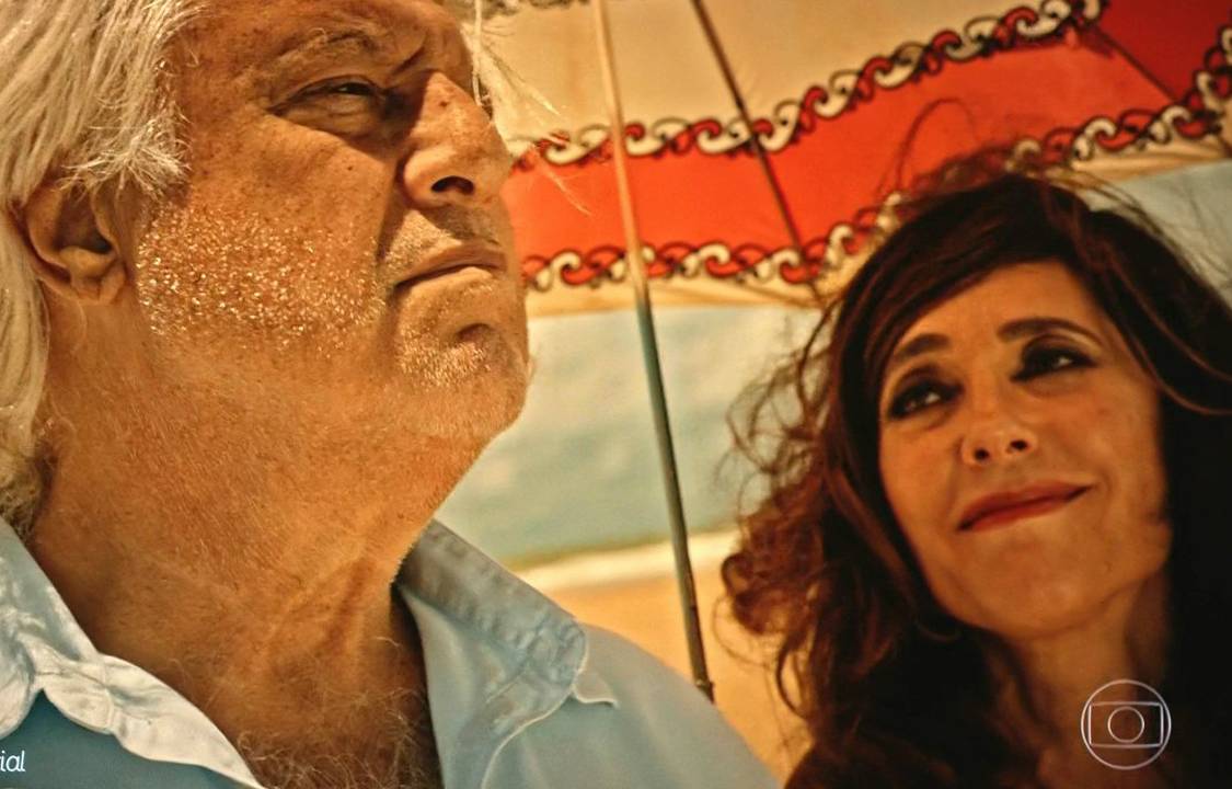 Afrânio (Antonio Fagundes) e Iolanda (Christiane Torloni) no capítulo final de 'Velho Chico'