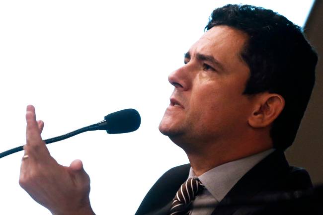 O juiz federal Sergio Moro O juiz federal Sérgio Moro participa de palestra sobre corrupção em São Paulo (SP) - 04/10/2016