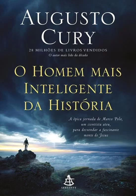 A capa de 'O Homem Mais Inteligente da História', lançado pela Sextante A capa de 'O Homem Mais Inteligente da História', lançado pela Sextante