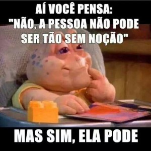 Baby sem noção