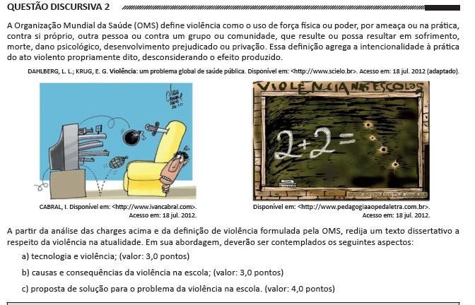 Enade 4 - violência e mídia